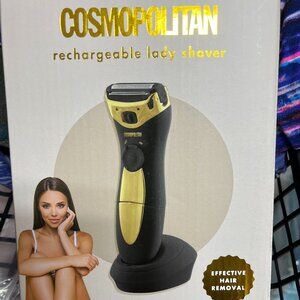 Cosmopolitan Rechargeable Lady Shaver Electric Shaver Black & Gold
